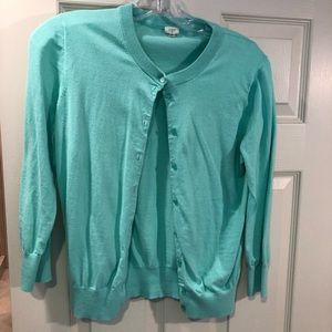 J. Crew Blue Cardigan